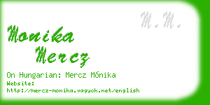 monika mercz business card